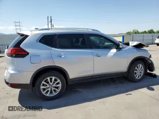 2017 Nissan Rogue SV with VIN KNMAT2MV4HP588324, listed as a Copart auction lot 61448755 with 43,596 mi miles and Salvage title. Bid and sale history available at DreamBid. Image 3.