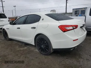 2016 Maserati Ghibli z VIN ZAM57XSA2G1175656, wystawiony jako Copart lot #44798125 z przebiegiem 105 496 mil mil oraz Szkody całkowita. Historia ofert i sprzedaży dostępna na DreamBid. Obrazek 2.