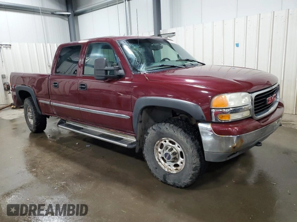 2002 GMC Sierra 1500HD SLE z VIN 1GTGK13U32F137446, wystawiony jako Copart lot #82978294 z przebiegiem 144 560 mil mil oraz Szkody całkowita. Historia ofert i sprzedaży dostępna na DreamBid. Obrazek 4.