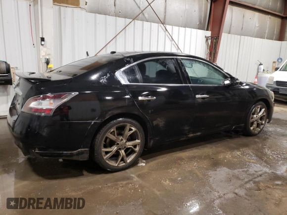 2012 Nissan Maxima 3.5 SV w/Sport Pkg with VIN 1N4AA5AP2CC840901, listed as a Copart auction lot 51857575 with 101,021 mi miles and Salvage Title. Bid and sale history available at carsss.com. Image 3.