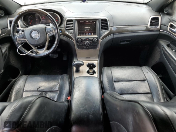 2014 Jeep Grand Cherokee Overland with VIN 1C4RJFCT7EC182234, listed as a Copart auction lot 54754465 with 185,658 mi miles and Salvage Title. Bid and sale history available at DreamBid. Image 8.
