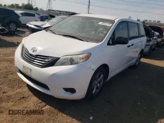 2013 Toyota Sienna L with VIN 5TDZK3DC7DS330924, listed as a Copart auction lot 75035774 with 153,550 mi miles and Salvage Title. Bid and sale history available at carsss.com. Image 1.