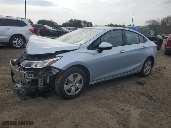 2017 Chevrolet Cruze LS with VIN 3G1BC5SM1HS529063, listed as a Copart auction lot 54726935 with 184,566 mi miles and Clean Title. Bid and sale history available at carsss.com. Image 1.