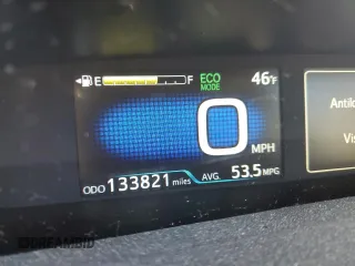 2016 Toyota Prius Two with VIN JTDKBRFU4G3531289, listed as a Copart auction lot 47444675 with 133,821 mi miles and Salvage Title. Bid and sale history available at DreamBid. Image 9.
