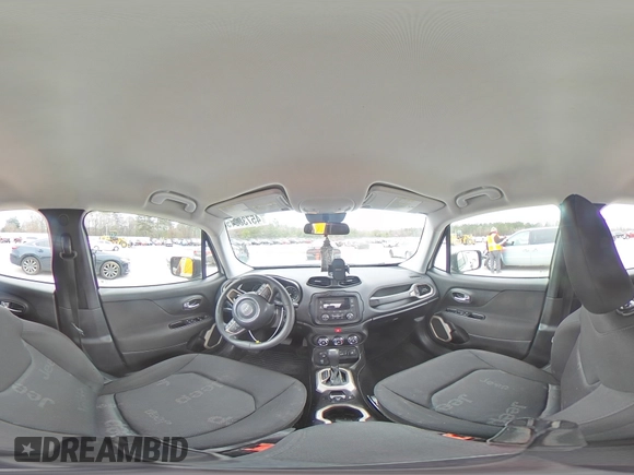 2017 Jeep Renegade Sport with VIN ZACCJBAB7HPG05614, listed as a Copart auction lot 45730315 with 152,655 mi miles and Salvage Title. Bid and sale history available at carsss.com. Image 12.