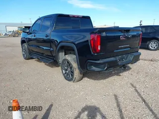 2021 GMC Sierra 1500 AT4 with VIN 1GTU9EETXMZ230606, listed as a IAAI auction lot 41599778 with 128,745 mi miles. Bid and sale history available at carsss.com. Image 3.
