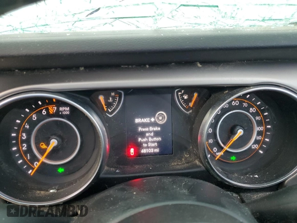 2020 Jeep Gladiator Sport S z VIN 1C6HJTAG1LL147810, wystawiony jako Copart lot #58801765 z przebiegiem 48 103 mil mil oraz Nie do naprawy • Non repairable. Historia ofert i sprzedaży dostępna na DreamBid. Obrazek 9.