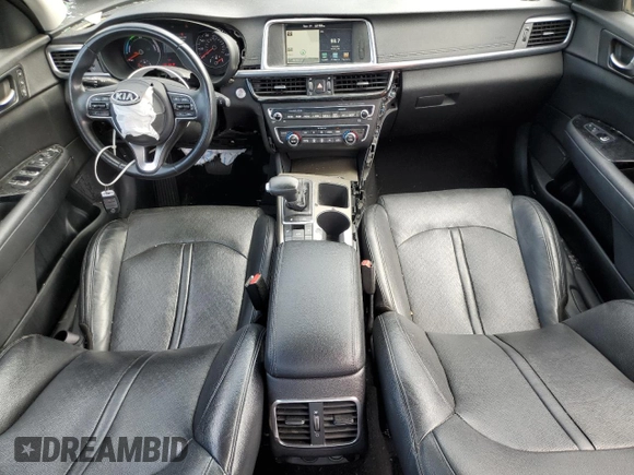 2017 Kia Optima Hybrid EX with VIN KNAGU4LE8H5010014, listed as a Copart auction lot 70926724 with 49,745 mi miles and Salvage Title. Bid and sale history available at carsss.com. Image 8.