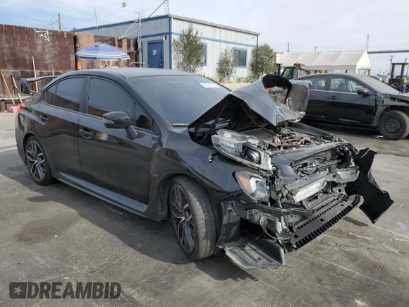 2020 Subaru WRX STI with VIN JF1VA2S6XL9819023, listed as a Copart auction lot 42232345 with 53,257 mi miles and Salvage title. Bid and sale history available at DreamBid. Image 4.