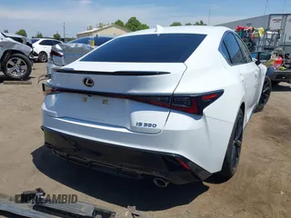 2022 Lexus IS 350 F Sport with VIN JTHGZ1B21N5054263, listed as a IAAI auction lot 42419706 with Not provided miles and . Bid and sale history available at DreamBid. Image 4.