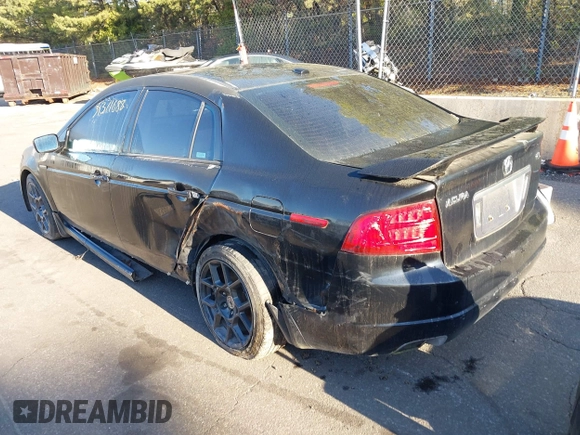 2005 Acura TL with VIN 19UUA66275A040475, listed as a IAAI auction lot 39371688 with 1 mi miles. Bid and sale history available at carsss.com. Image 3.