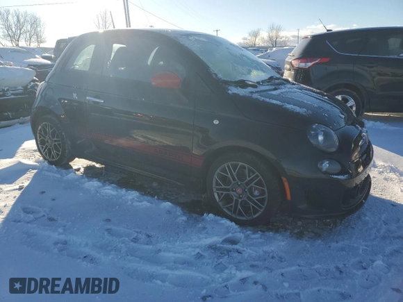 2017 FIAT 500 Abarth z VIN 3C3CFFFH3HT522586, wystawiony jako Copart lot #83352004 z przebiegiem 80 600 mil mil oraz Szkoda całkowita • Salvage title. Historia ofert i sprzedaży dostępna na DreamBid. Obrazek 4.