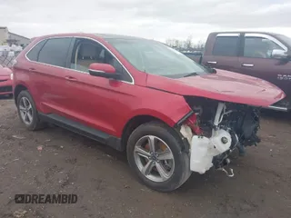 2020 Ford Edge SEL with VIN 2FMPK4J9XLBB00165, listed as a IAAI auction lot 41857380 with 8 mi miles. Bid and sale history available at carsss.com. Image 1.
