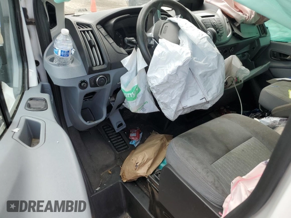 2017 Ford Transit XL with VIN 1FBZX2ZM8HKA56292, listed as a Copart auction lot 55224775 with Not provided miles and Salvage title. Bid and sale history available at DreamBid. Image 8.