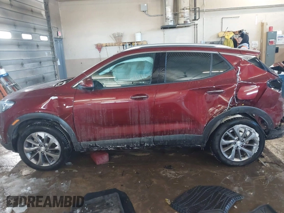 2022 Buick Encore GX Essence with VIN KL4MMGSL8NB147713, listed as a IAAI auction lot 41619512 with 15,210 mi miles. Bid and sale history available at carsss.com. Image 14.