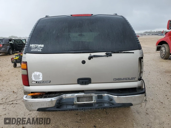 2003 Chevrolet Tahoe LT with VIN 1GNEC13Z43R163576, listed as a Copart auction lot 50823645 with 257,460 mi miles and Salvage title. Bid and sale history available at DreamBid. Image 6.