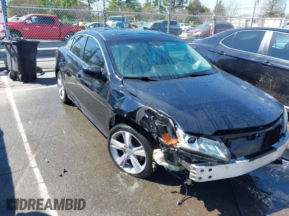2013 Acura ILX Premium Pkg with VIN 19VDE1F51DE002485, listed as a IAAI auction lot 41897422 with 234,597 mi miles. Bid and sale history available at carsss.com. Image 1.