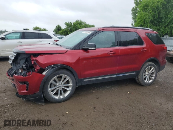 2018 Ford Explorer XLT with VIN 1FM5K8D82JGB82139, listed as a Copart auction lot 64304795 with 167,186 mi miles and Salvage title. Bid and sale history available at DreamBid. Image 1.