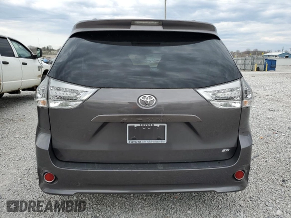 2015 Toyota Sienna SE with VIN 5TDXK3DC3FS602315, listed as a Copart auction lot 50403405 with 157,882 mi miles and Salvage Title. Bid and sale history available at carsss.com. Image 6.