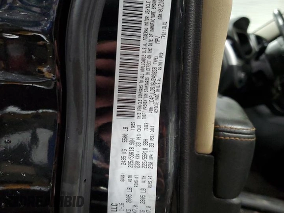 2016 Jeep Cherokee Limited with VIN 1C4PJLDS1GW249858, listed as a Copart auction lot 87513625 with 163,562 mi miles and Salvage Title. Bid and sale history available at carsss.com. Image 14.