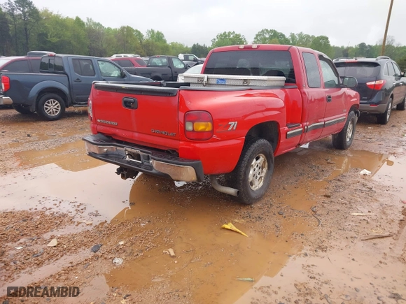 1999 Chevrolet Silverado 1500 LT with VIN 2GCEK19T8X1211206, listed as a IAAI auction lot 41935357 with 227,285 mi miles. Bid and sale history available at carsss.com. Image 4.
