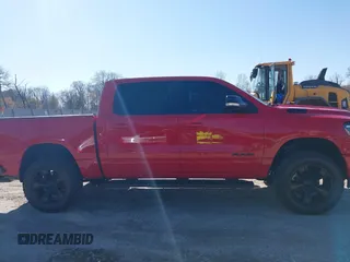 2021 Ram 1500 Big Horn with VIN 1C6SRFFT3MN677725, listed as a IAAI auction lot 41989636 with 37,784 mi miles and . Bid and sale history available at DreamBid. Image 11.