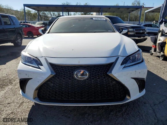 2023 Lexus ES with VIN 58AJZ1B17PU141581, listed as a Copart auction lot 77873054 with 21,780 mi miles and Salvage Title. Bid and sale history available at carsss.com. Image 5.