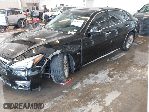 2015 Infiniti Q70 with VIN JN1BY1PR2FM830317, listed as a IAAI auction lot 41619546 with 85,964 mi miles and . Bid and sale history available at DreamBid. Image 6.