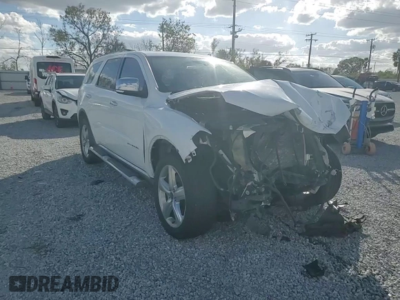 2013 Dodge Durango Citadel with VIN 1C4RDHEG9DC512165, listed as a Copart auction lot 85198454 with 186,178 mi miles and Salvage title. Bid and sale history available at DreamBid. Image 11.