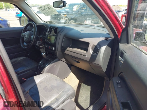2017 Jeep Patriot High Altitude with VIN 1C4NJRFB6HD151798, listed as a IAAI auction lot 42204462 with 123,056 mi miles and . Bid and sale history available at DreamBid. Image 5.