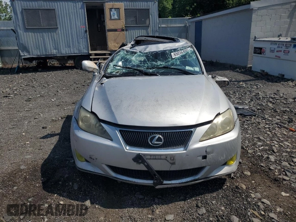 2008 Lexus IS 250 with VIN JTHCK262782020160, listed as a Copart auction lot 65036405 with 218,099 mi miles and Clean title. Bid and sale history available at DreamBid. Image 5.