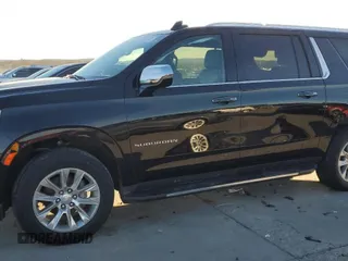 2023 Chevrolet Suburban Premier with VIN 1GNSKFKD7PR269597, listed as a Copart auction lot 87882895 with 53,161 mi miles and Clean Title. Bid and sale history available at DreamBid. Image 1.