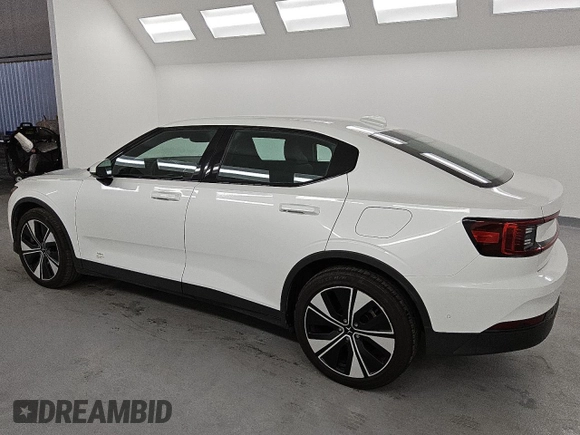 2023 Polestar 2 with VIN YSMEG3KA2PL140881, listed as a Copart auction lot 51846965 with 80,913 mi miles and Clean Title. Bid and sale history available at carsss.com. Image 2.