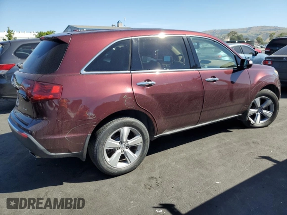 2012 Acura MDX z VIN 2HNYD2H21CH517407, wystawiony jako Copart lot #56418545 z przebiegiem 124 737 mil mil oraz Szkoda całkowita • Salvage title. Historia ofert i sprzedaży dostępna na DreamBid. Obrazek 3.