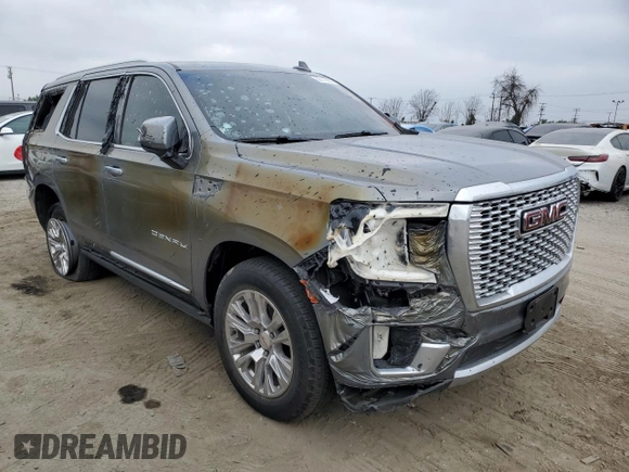 2021 GMC Yukon Denali with VIN 1GKS2DKLXMR230331, listed as a Copart auction lot 53119935 with 24,533 mi miles and Non Repairable. Bid and sale history available at carsss.com. Image 4.