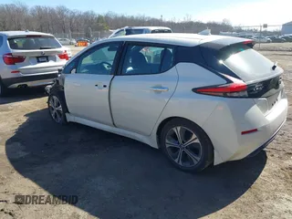 2021 Nissan LEAF SV with VIN 1N4AZ1CV8MC556168, listed as a IAAI auction lot 41758095 with 16,631 mi miles and . Bid and sale history available at DreamBid. Image 3.