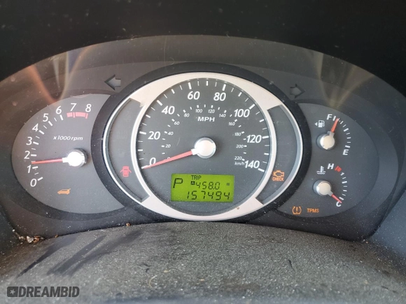 2007 Hyundai Tucson SE with VIN KM8JN72D87U572673, listed as a Copart auction lot 43394695 with 157,494 mi miles and Salvage Title. Bid and sale history available at carsss.com. Image 9.
