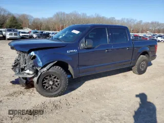 2018 Ford F-150 XL with VIN 1FTEW1CB9JFD96550, listed as a Copart auction lot 86218244 with 118,866 mi miles and Salvage Title. Bid and sale history available at carsss.com. Image 1.