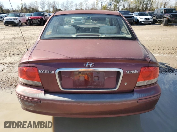 2002 Hyundai Sonata with VIN KMHWF25H62A642539, listed as a Copart auction lot 88089735 with 163,679 mi miles and Salvage Title. Bid and sale history available at carsss.com. Image 6.