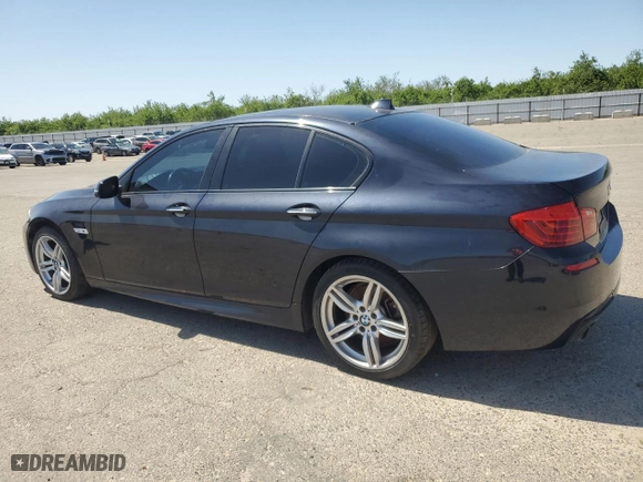 2014 BMW 5 Series 535i with VIN WBA5B1C53ED477614, listed as a Copart auction lot 52116925 with 166,930 mi miles and Clean Title. Bid and sale history available at carsss.com. Image 2.