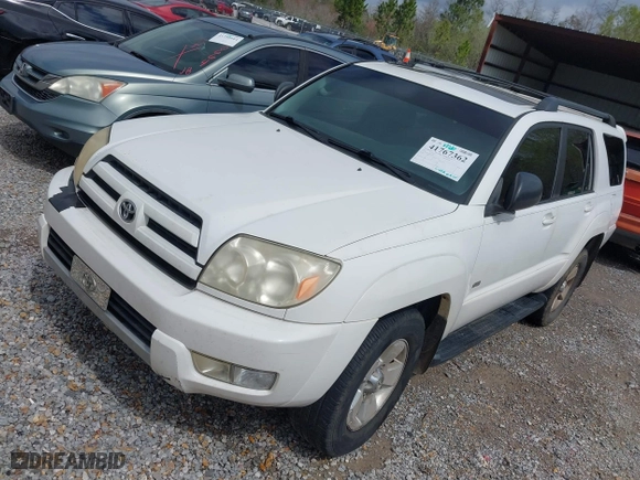 2004 Toyota 4Runner SR5 with VIN JTEZU14R940025085, listed as a IAAI auction lot 41767362 with 250,600 mi miles. Bid and sale history available at carsss.com. Image 2.
