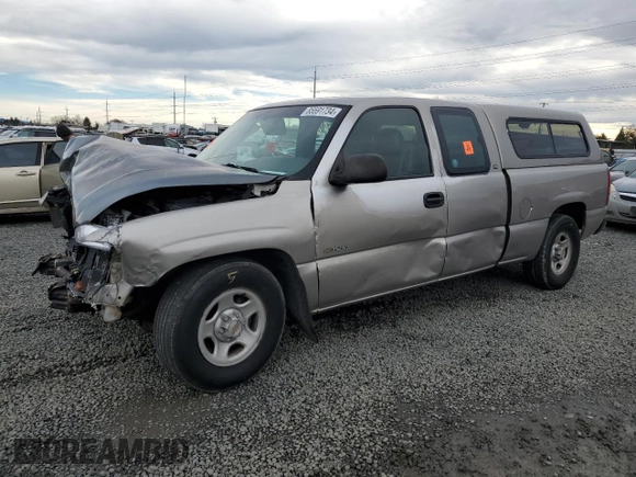 2000 Chevrolet Silverado 1500 LS with VIN 2GCEC19V6Y1189500, listed as a Copart auction lot 85591734 with 236,104 mi miles and Salvage Title. Bid and sale history available at carsss.com. Image 1.
