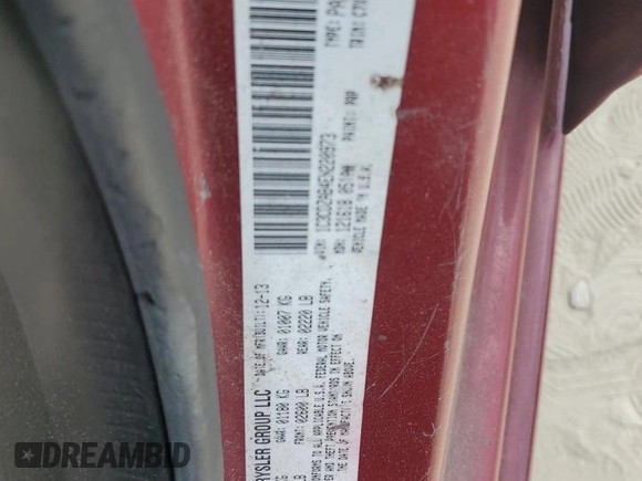 2014 Dodge Avenger SE with VIN 1C3CDZAB4EN220973, listed as a Copart auction lot 53790615 with 150,336 mi miles and Salvage Title. Bid and sale history available at DreamBid. Image 13.