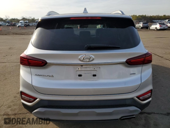 2019 Hyundai Santa Fe Ultimate with VIN 5NMS5CAD7KH020939, listed as a Copart auction lot 86614834 with 21,782 mi miles and Salvage Title. Bid and sale history available at carsss.com. Image 6.