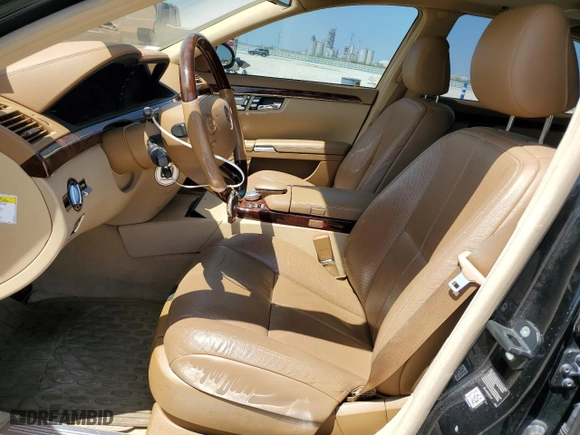 2007 Mercedes-Benz S-Class 5.5L V8 with VIN WDDNG71X77A072622, listed as a Copart auction lot 50171245 with 166,674 mi miles and Salvage Title. Bid and sale history available at carsss.com. Image 7.