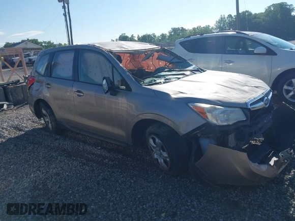 2014 Subaru Forester 2.5i with VIN JF2SJAAC3EG523338, listed as a IAAI auction lot 39376603 with 112,980 mi miles. Bid and sale history available at carsss.com. Image 1.