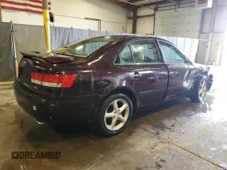 2006 Hyundai Sonata GLS with VIN 5NPEU46F36H026908, listed as a Copart auction lot 52309995 with 130,784 mi miles and Salvage Title. Bid and sale history available at DreamBid. Image 3.