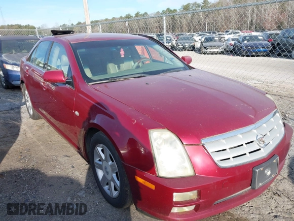 2005 Cadillac STS with VIN 1G6DW677450158437, listed as a IAAI auction lot 41703670 with 270,618 mi miles and . Bid and sale history available at carsss.com. Image 1.