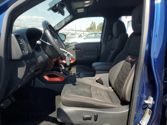 2022 Nissan Frontier Pro-X with VIN 1N6ED1EJ5NN610792, listed as a Copart auction lot 59897795 with 51,214 mi miles and Salvage title. Bid and sale history available at DreamBid. Image 7.