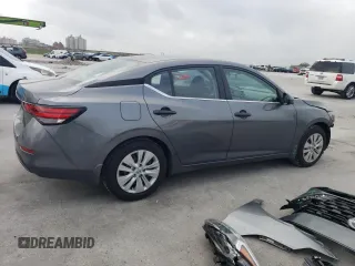 2025 Nissan Sentra S with VIN 3N1AB8BV5SY251324, listed as a Copart auction lot 51345315 with 4,642 mi miles and Salvage Title. Bid and sale history available at DreamBid. Image 3.